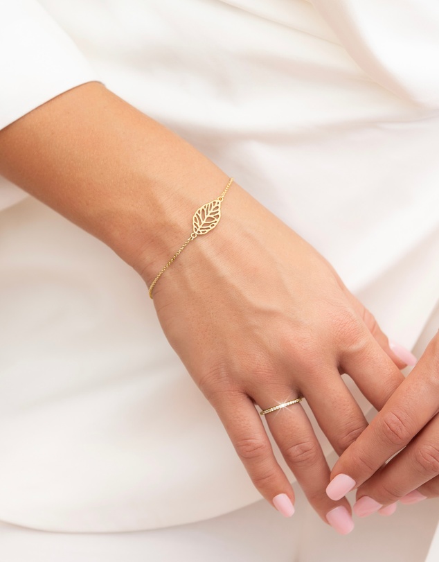 Mestige - Flourish Necklace & Bracelet Set - 18K Gold Plated
