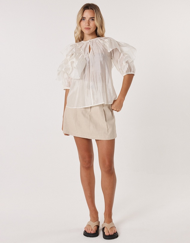 Fate + Becker - Celeste Ruffled Blouse