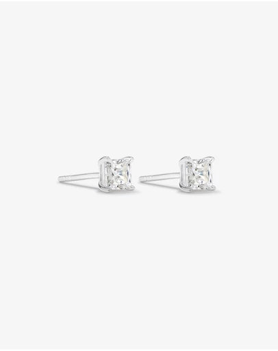 Michael Hill - Stud Earrings with Cubic Zirconia in Sterling Silver
