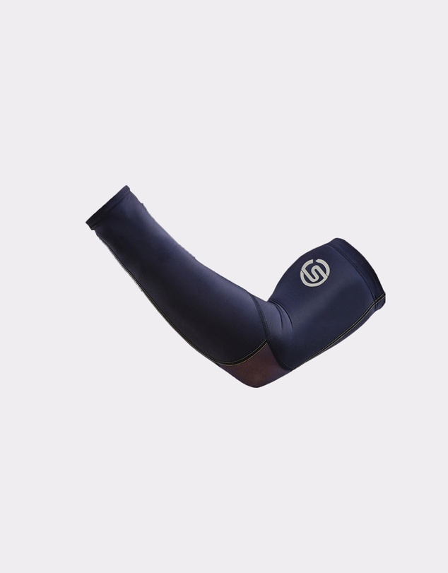 SKINS - SKINS Compression Unisex Series-3 AFL/Running/Gym Arm Sleeve Navy Blue