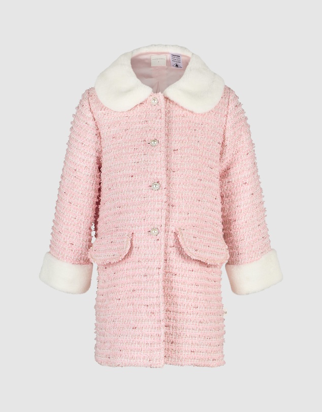 Fleur Harris - Graceful Coat in Pink