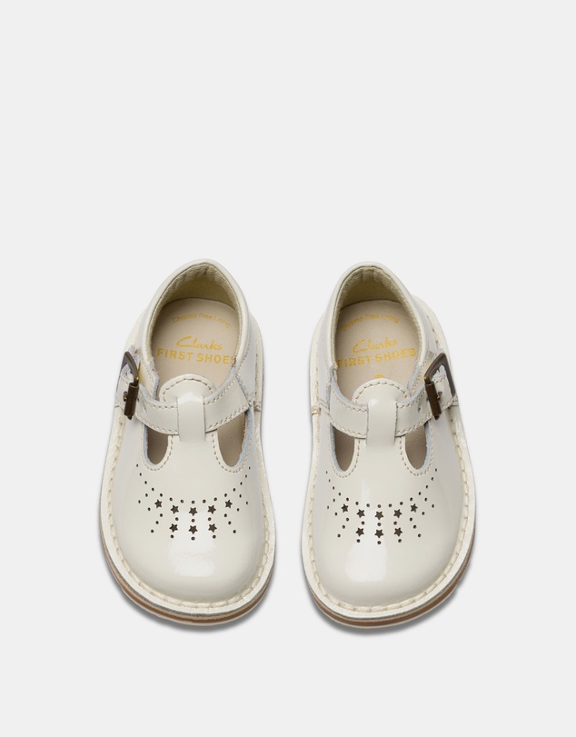 Clarks - Joyful Skip (T) White