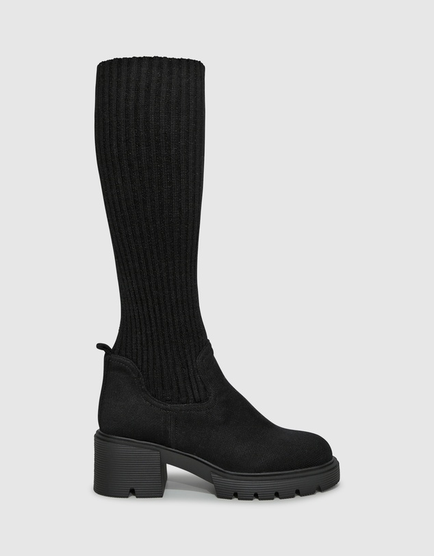 Belle & Bloom - Tokyo Lights Rib Sock Boot