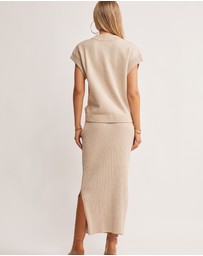 MOS The Label - Wistful Knit Midi Skirt