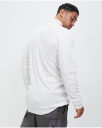 Surrounded By Ghosts - The Atacamite Slim Rib Knit Turtle Neck T-Shirt