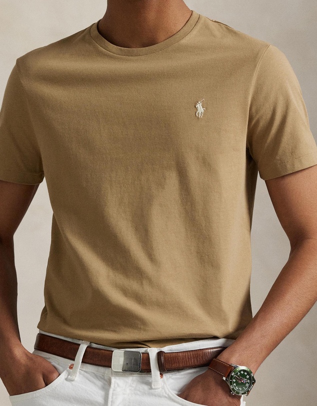 Polo Ralph Lauren - ICONIC EXCLUSIVE - Custom Slim Fit Jersey Crewneck T-Shirt