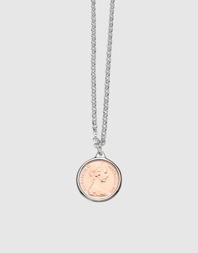 Von Treskow - Belcher Necklace with One Cent Coin