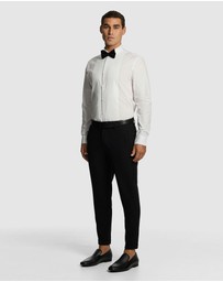 yd. - Tuxedo Slim Fit Stretch Dress Shirt