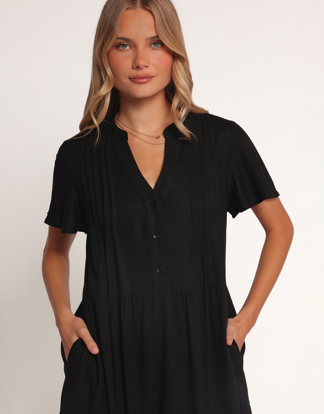 Petal & Pup - Scott Midi Dress - Black