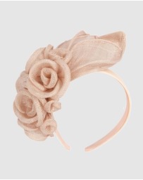 Max Alexander - Flower Sinamay Nude Fascinator Headband