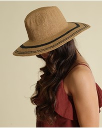 Morgan & Taylor - Uma Fedora in Tan Brown