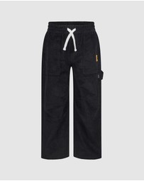 Rock Your Kid - Chunky Cord Relaxed Pant in Charcoal