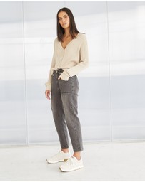 DRICOPER DENIM - Dani Beige Tencel Cardigan