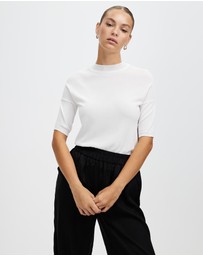 White By FTL - New Jewel Knit Top