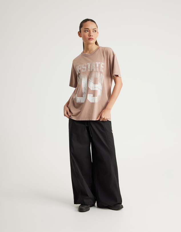 Upstate - Thrive T-Shirt - Moccha Sport/Snow Wash