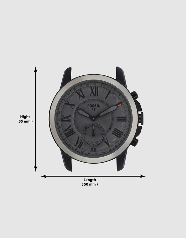 Fossil - Hybrid Smartwatch Q Grant Black