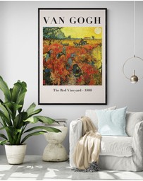 Inka Arthouse - The Red Vineyard by Van Gogh Art Print