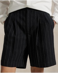 Polo Ralph Lauren - Long Pinstripe Hemp Shorts