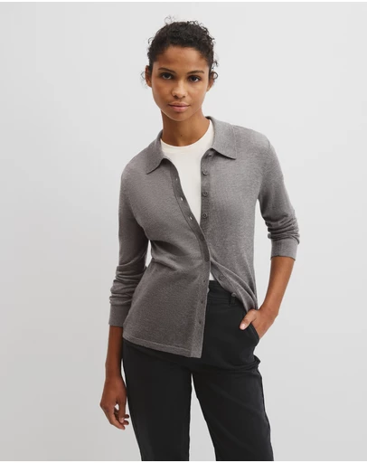 Country Road - Merino Long Sleeve Knit Shirt
