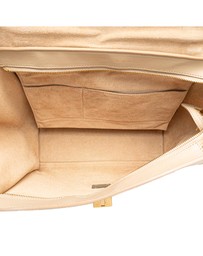 Pre-Loved by Azura Reborn - Pre-Loved Medium Bicolor Calfskin and Suede Trapeze Satchel