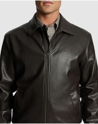 yd. - Scotty Faux Leather Jacket