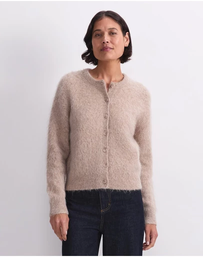 Sportscraft - Alpaca Blend Cropped Cardigan