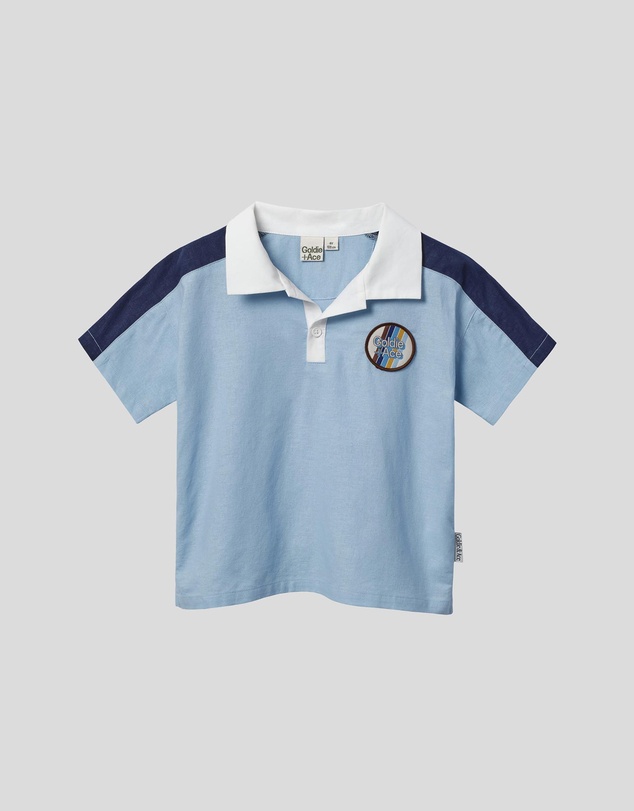 Goldie + Ace - Panel Linen Blend Top - Babies-Kids