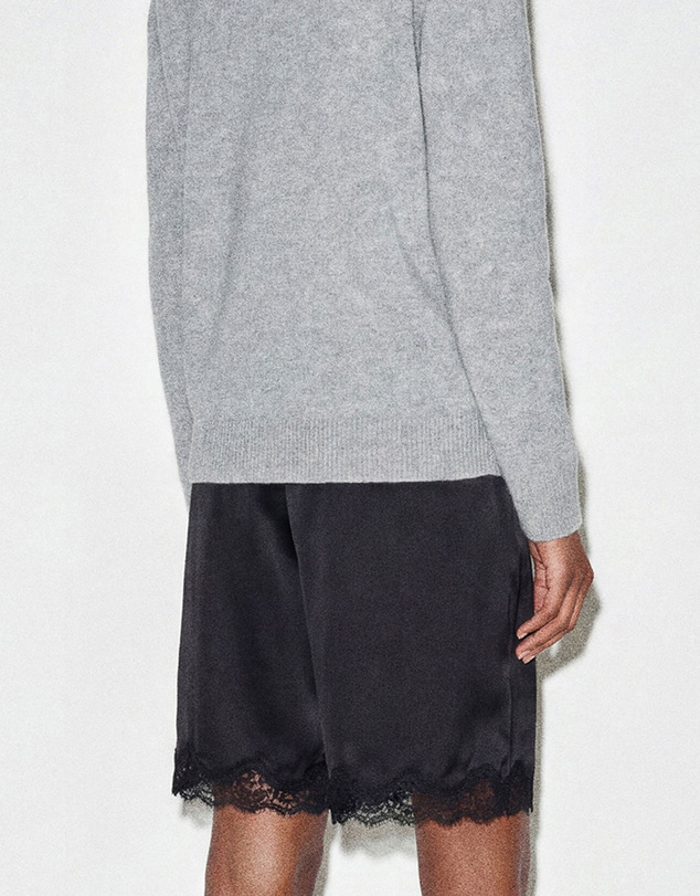 Reformation - Clara Silk Bermuda Shorts