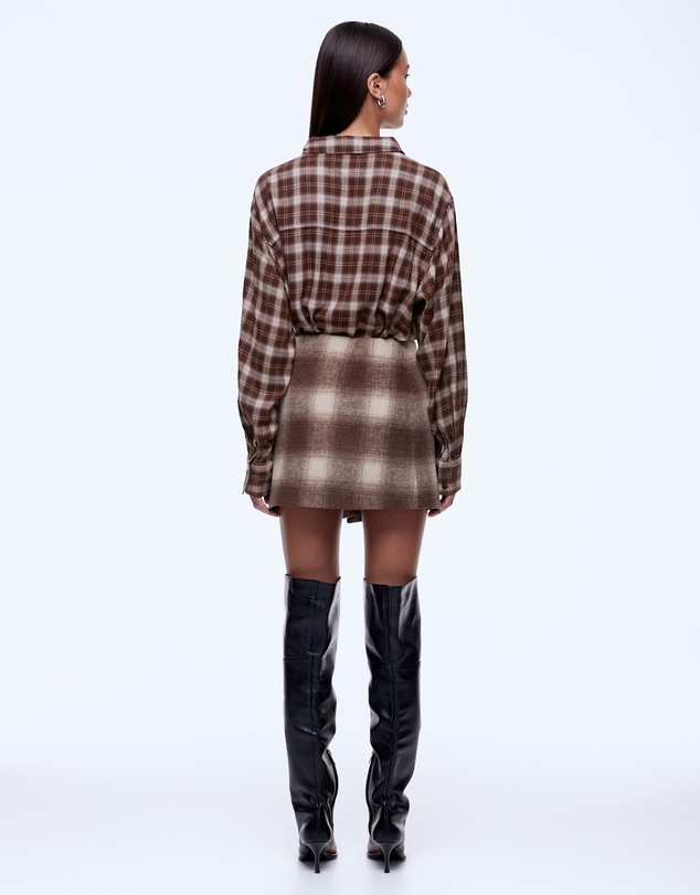 ENA PELLY - RTM x Ginger Check Mini Skirt