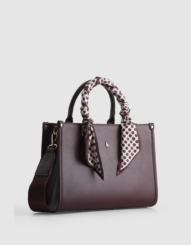 Laura Jones - Small Tote Bag With Scarf