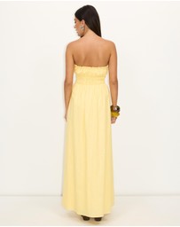 Dazie - Heatwave Strapless Maxi Dress