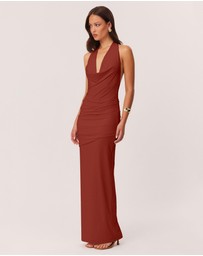 SNDYS - Anita Cowl Drape Maxi Dress