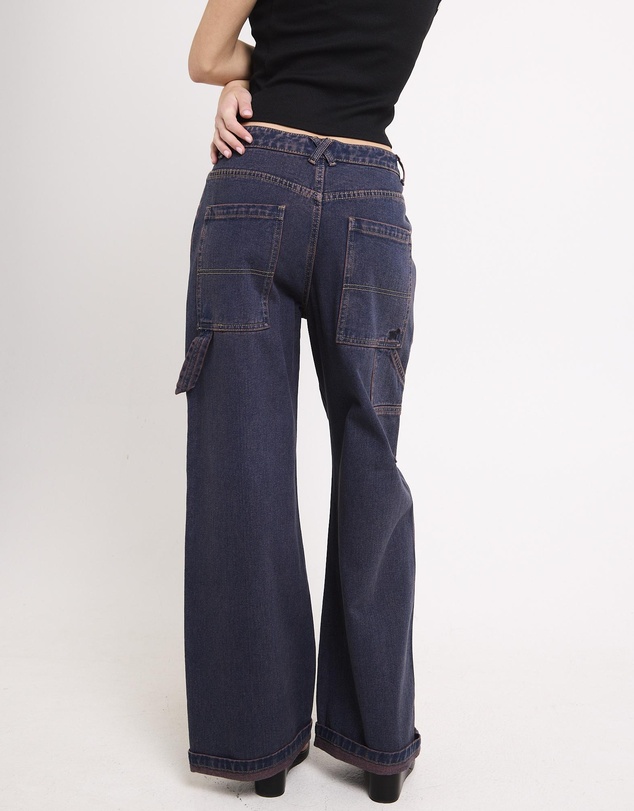 Neon Hart - Baggy Double Knee Carpenter Denim Jeans
