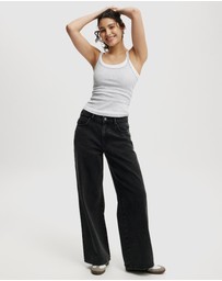 Cotton On - Relaxed Wide Leg Jeans