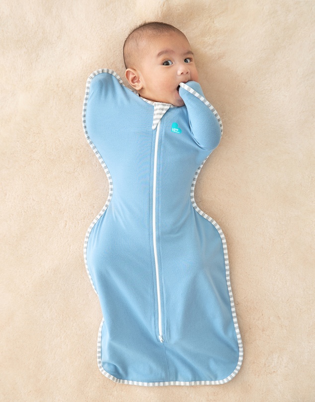 Love to Dream - Swaddle Up 1.0 TOG Stretch Cotton in Dusty Blue