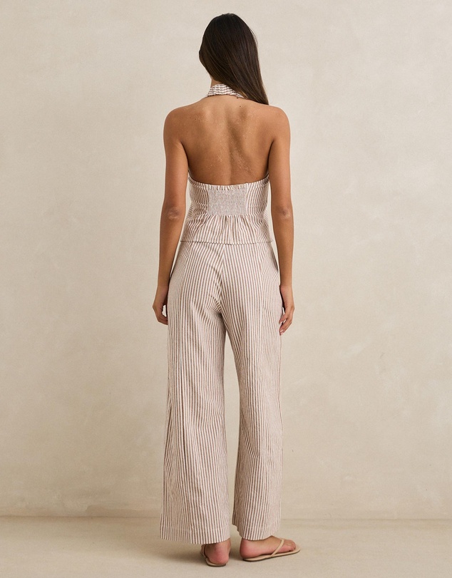 Rhythm - Louise Tie Front Halter Top
