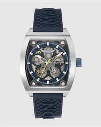 Aston Martin - TRG Titanium Case Blue Dial Blue Silicone Strap Watch