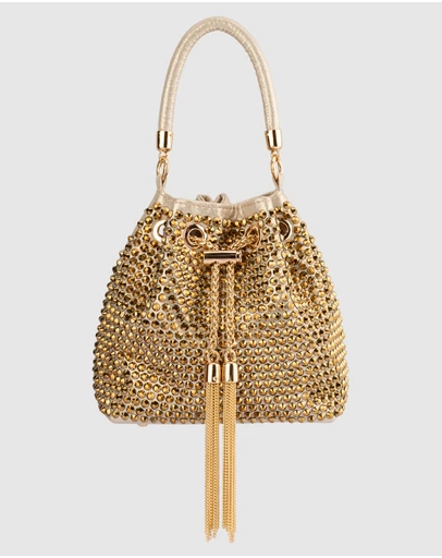 Olga Berg - Santorini Studded Hotfix Pouch