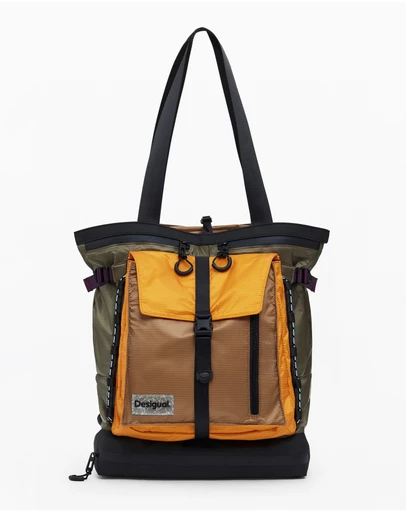 Desigual - Large nylon tote backpack