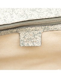 Pre-Loved by Azura Reborn - Pre-Loved Large Speckled Leather New Bamboo Top Handle Bag
