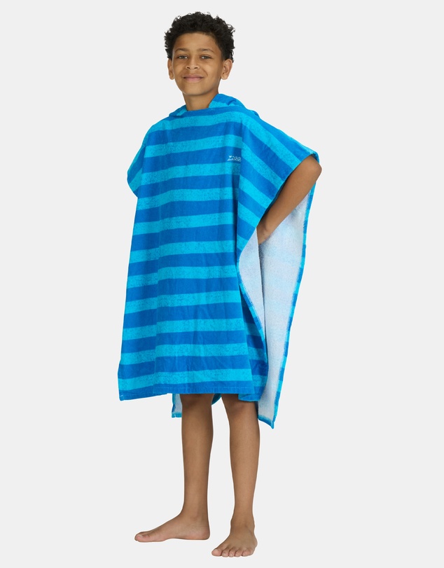 Zoggs - Stripes Poncho Hooded Towel - Kids