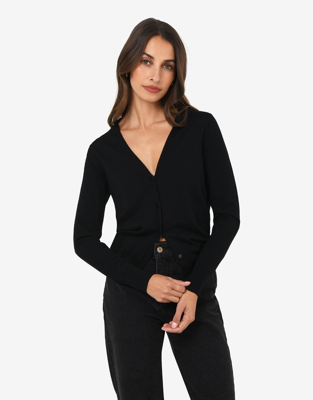 Forcast - Nicolette V-Neck Knit Cardigan