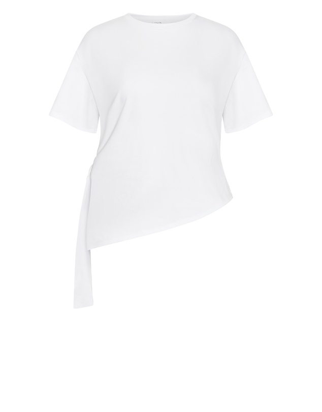City Chic - Zanzibar Asymmetrical Side Tie Tee