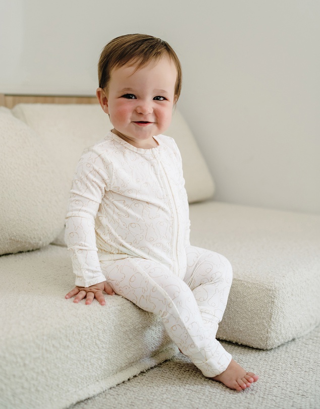 Kynd Baby - Day Or Night Onesie in Rabbit