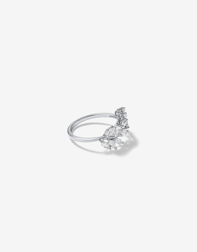 Michael Hill - Cubic Zirconia Vine Open Ring in Sterling Silver