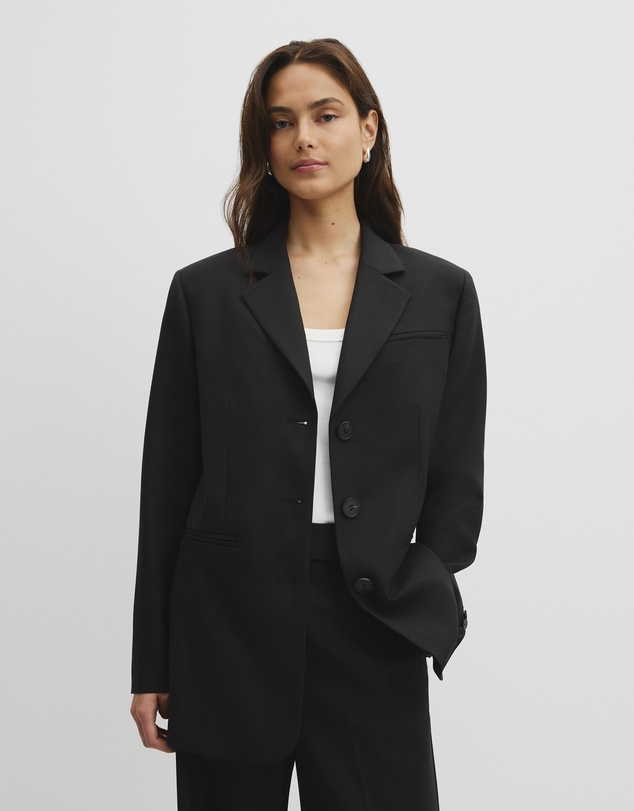 Country Road - Wool Blend Tailored Blazer