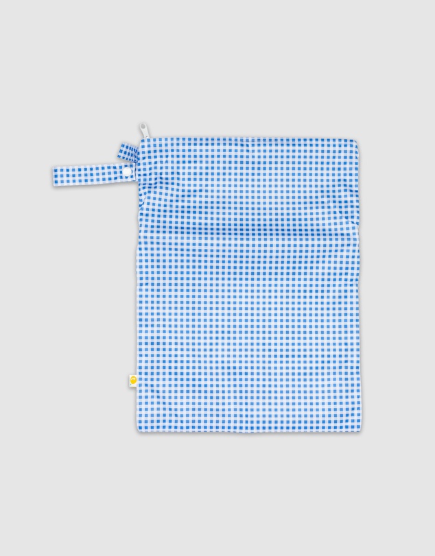 Tyoub - Tyoub Stay-dry Zip Wet Bag Blue Gingham