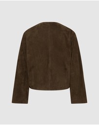 St. Agni - Suede Utility Cocoon Bomber
