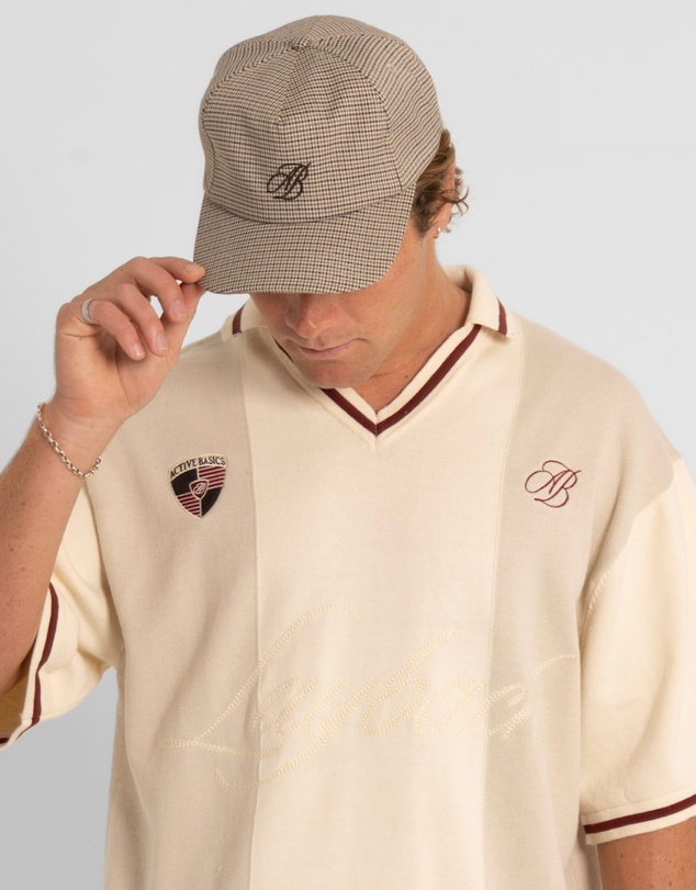 Active Basics - Layback Cap - Houndstoothe