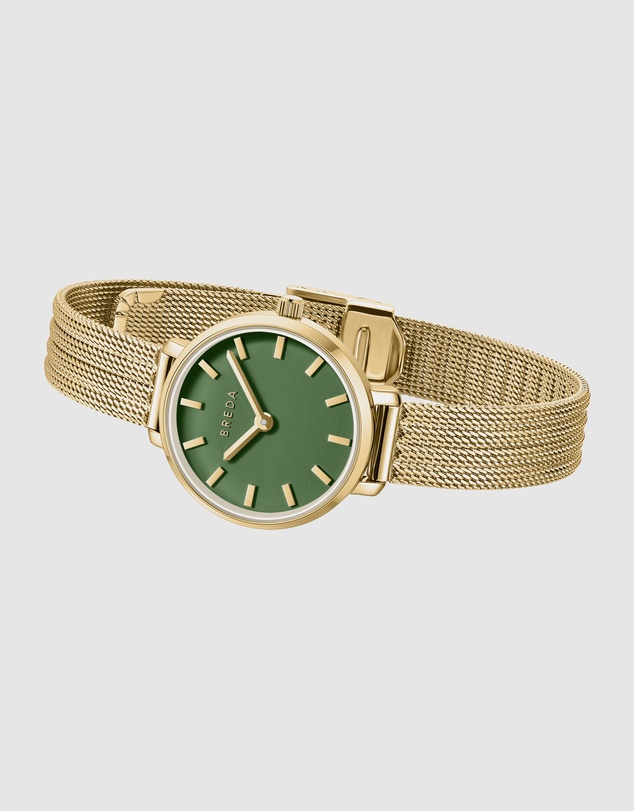 Breda - Beverly Tethered Gold and Metal Bracelet Watch, 25MM
